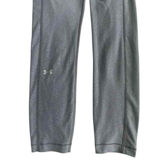 EUC Under Armour Women’s Dri-Fit HeatGear Gray Compression Capri 3/4 Leggings - - Picture 3 of 8